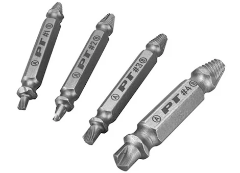Performance Tool X-trax screw remover set, 4 pc Main Image