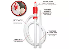 Performance Tool Manual fluid pump, 55 gallon drum