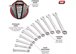 Performance Tool Sae wrench set, 11 pcs