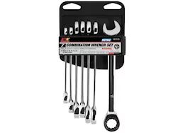 Performance tool 7-piece metric ratcheting wrench set