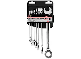 Performance tool 7-piece sae ratcheting wrench set