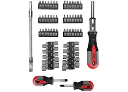 Performance Tool Screwdriver & bit set, 66 pcs