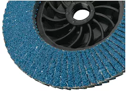 Performance Tool Vented flap disc, 40-grit zirc, 4.5in, 2 pcs