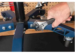 Performance Tool Ratcheting adjustable wrench, 8in