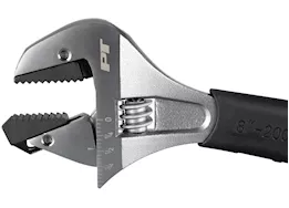 Performance Tool Ratcheting adjustable wrench, 8in