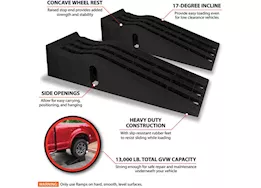Performance Tool Gvw vehicle ramps, 13000 lb gross weight
