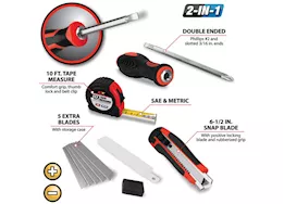 Performance Tool Tool set w/ 2-in-1 screwdriver, 4 pcs
