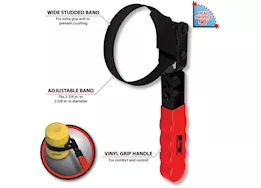 Performance Tool Swivel filter wrench 2-3/8in to 2-5/8in