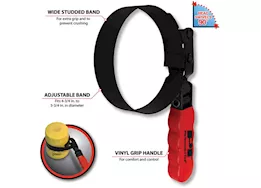 Performance Tool Swivel filter wrench 3-1/2in to 3-7/8in