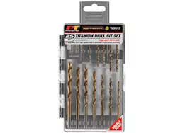 Performance Tool 25 pc titanium drill bit set