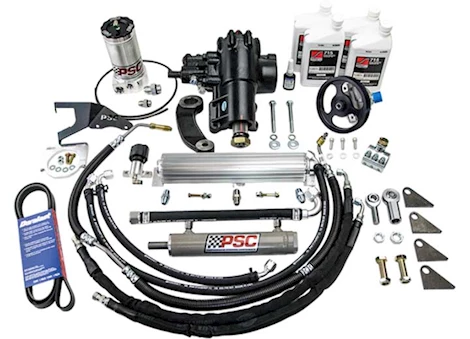 PSC Motorsports 07-11 wrangler 3.8l egh engine cylinder assist steering kit w/ the big bore xd steering gear Main Image