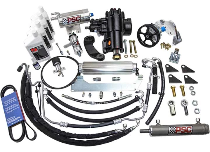 PSC Motorsports 18-20 wrangler 3.6l pentastar non-etorque engine w/non-hydraulic motor mount cyl assist steering kit Main Image