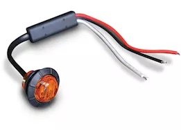 Poison Spyder Customs, Inc. 3/4in led amber turn & running w/grommet (3 wire)