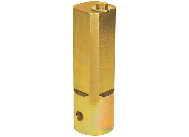 Popup Industries, Inc. COMPANION POST FOR FLIP-OVER HITCH - CONVERTS FROM ROUND HOLE TO SQUARE POST FOR ACCESSORIES