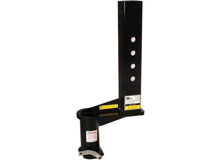 Popup Industries, Inc. SHORT BED EXTENDED COUPLER ADDS EXTRA 4IN TO 4" SQUARE COUPLER TUBE FOR FLATBED