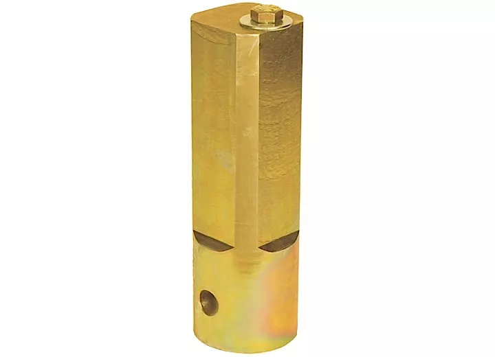 Popup Industries, Inc. Companion post for flip-over hitch - converts from round hole to square post for accessories