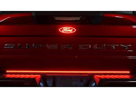 Putco 20-c f250/f350 sd luminix rear led tailgate emblem red Main Image