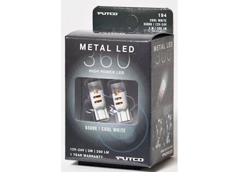 Putco 7443 - WHITE PLASMA LED METAL LED 360