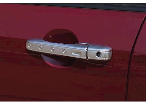 Putco 03-07 lincoln aviator (4dr only)(w/o passenger keyhole) chrome door handle covers Main Image