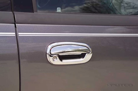 Putco 98-02 EXPEDITION (W/PASSENGER KEYHOLE)(OUTER RING ONLY) CHROME DOOR HANDLE COVERS