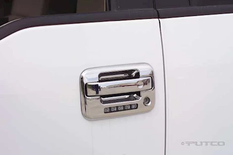 Putco (dpn)97-03 f150/2004 f150 heritage w/keypad (2dr) w/o pass keyhole chrome door handle covers Main Image