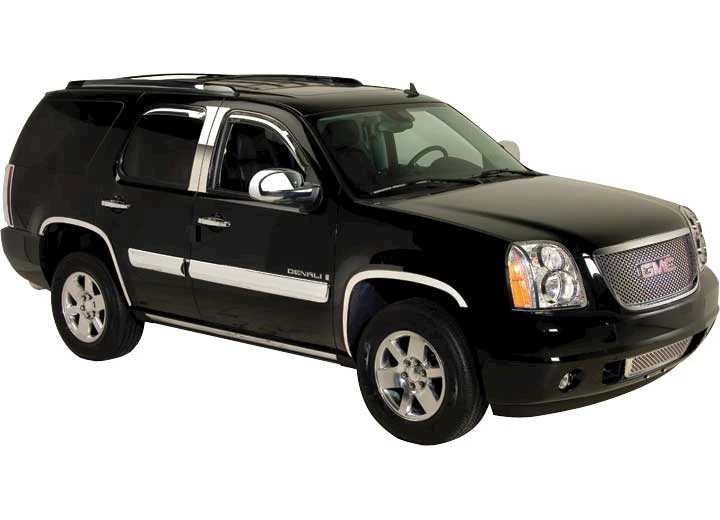 Putco 07-09 gmc yukon - abs plastic over existing chrome body side molding Main Image