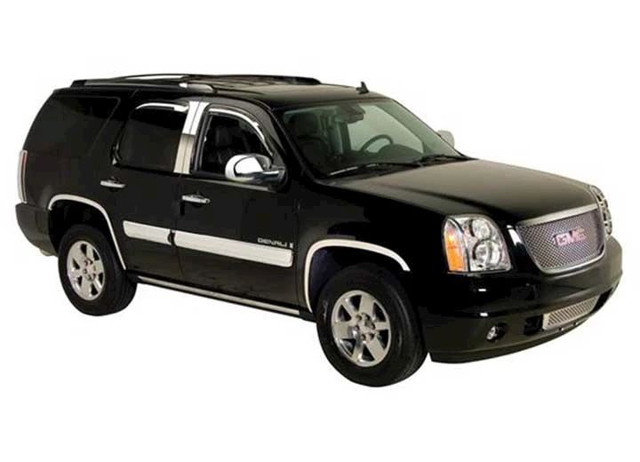 Putco 07-09 GMC YUKON XL - ABS PLASTIC OVER EXISTING CHROME BODY SIDE MOLDING