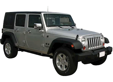 Putco (dpn)07-13 jeep wrangler (4 door) dh/mc/ftc complete chrome accessory kit Main Image