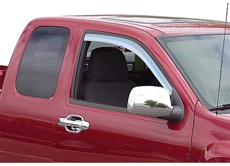 Putco 04-12 COLORADO/CANYON EXT/CREW(2 PC FRONT ONLY) CHROME WINDOW VISOR