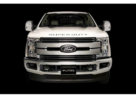 Putco 17-19 F250/F350/17-18 F450 SUPER DUTY STAMPED BLACK PLATINUM TAILGATE/REAR FORD LETTERING EMBLEMS