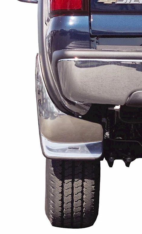 Putco 03-06 silverado/sierrra 1500/2500/3500 w/flares ss front flaps Main Image