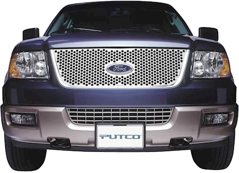 Putco 02 FORD EXPLORER PUNCH SS GRILLE W/LOGO CUTOUT