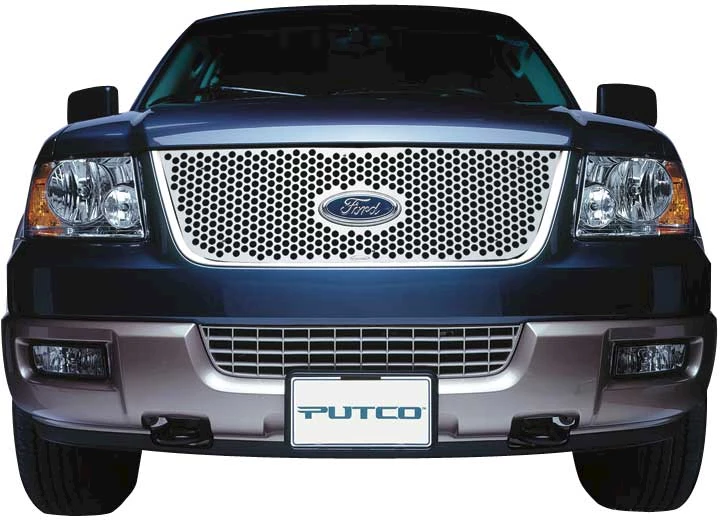 Putco 03-06 expedition punch ss grille w/logo cutout Main Image