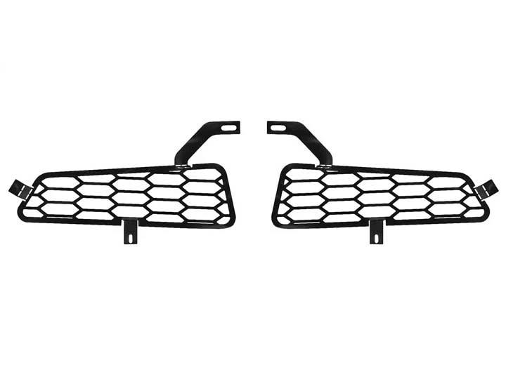 Putco 17-20 F150 RAPTOR BUMPER GRILLE INSERTS BLACK POWDER COATED