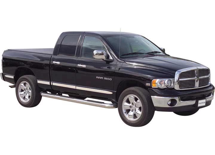 Putco 02-08 dodge ram 1500/2500/3500 quad cab 6ft box - billet aluminum  body side molding Main Image