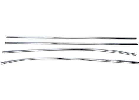 Putco 14-18 SILV/SIERRA 1500/15-19 SILV/SIERRA 2500/15-18 SILV/SIERRA 3500 DBL CAB STAINLESS WINDOW TRIM