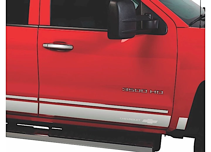 Putco 14-18 silverado 1500/15-19 silverado/sierra 2500/3500 crew cab 6.5ft bed ss rocker panel 10pcs Main Image