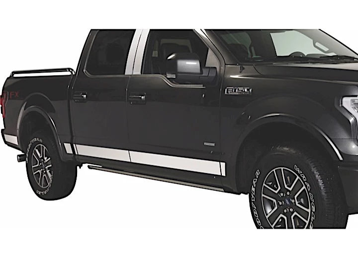 Putco 17-20 f250/f350 super duty crew cab 6.5ft bed stainless rocker panels Main Image