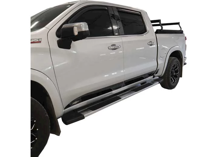 Putco 19-23 SILVERADO LD 5.8FT CREW CAB ROCKER PANELS BLACK PLATINUM