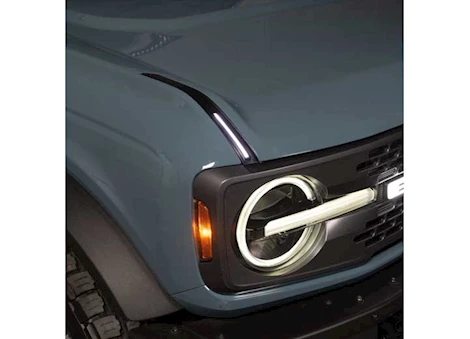 Putco 21-C BRONCO LUMINIX DRL LED LIGHTS (REPLACES FACTORY HOOD SIDE HINGES)