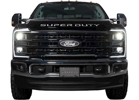 Putco 23-23 SUPER DUTY LUMINIX FRONT LED GRILLE EMBLEMS W/CAMERA CUTOUT