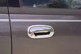 Putco 98-02 expedition (w/passenger keyhole)(outer ring only) chrome door handle covers