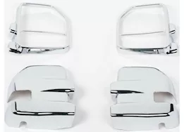 Putco 17-18 f150/17-c f250/f350/17-17 f450/f550 sd w/towing mirrors & side markers chrome mirrors covers