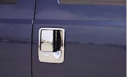 Putco 99-16 ford f250/f350 super duty 2dr w/o pass keyhole chrome door handle covers