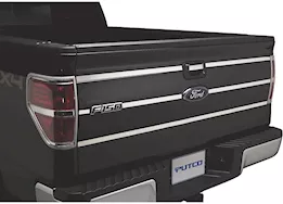 Putco 09-14 f150 stainless steel tailgate trim-3 horizontal lines