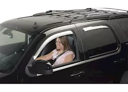 Putco 07-14 tahoe/yukon 4pc inchannel chrome side window visors