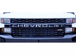 Putco 19-c silverado 1500-grille letters-stainless steel