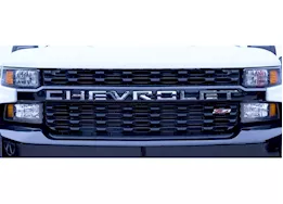 Putco 20-c silverado 2500/3500 grille letters-stainless steel