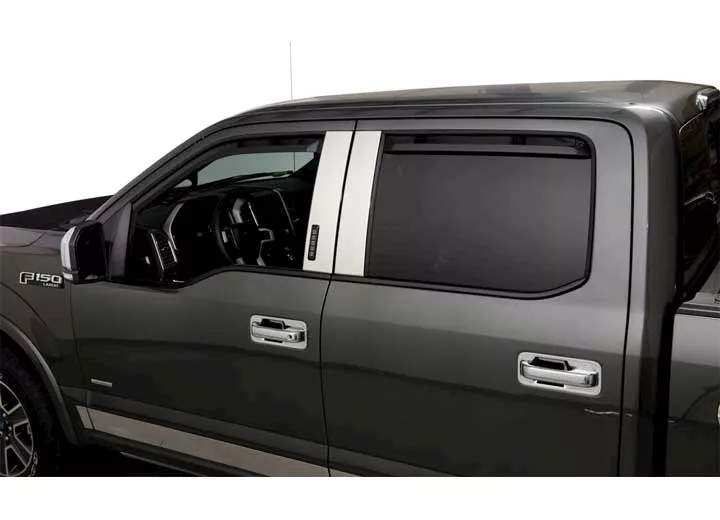 Putco 15-20 f150/17-c f250/f350 super crew element tinted window visors (set of 4)