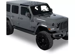 Putco 18-c wrangler jl, gladiator jt 2dr/4dr sky view hard top roof lid dark gray